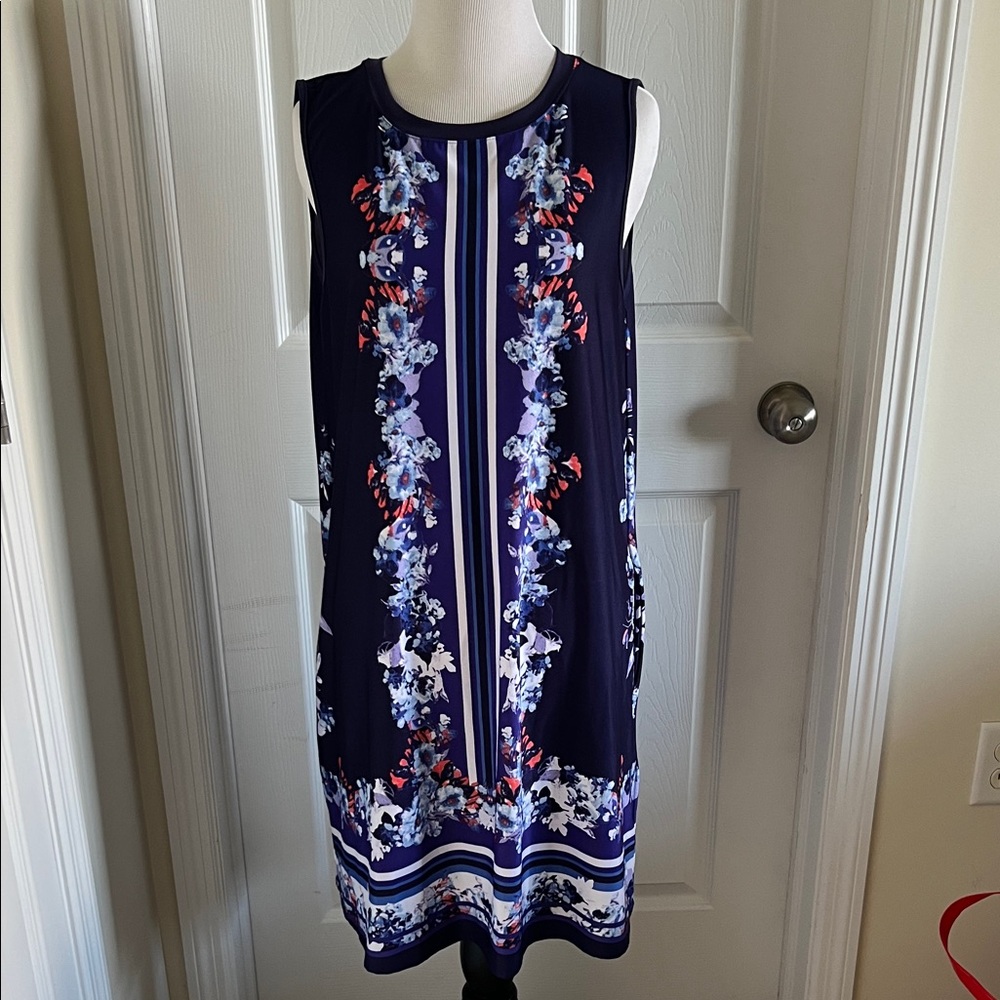 Apt. 9 Navy Floral Mini Dress